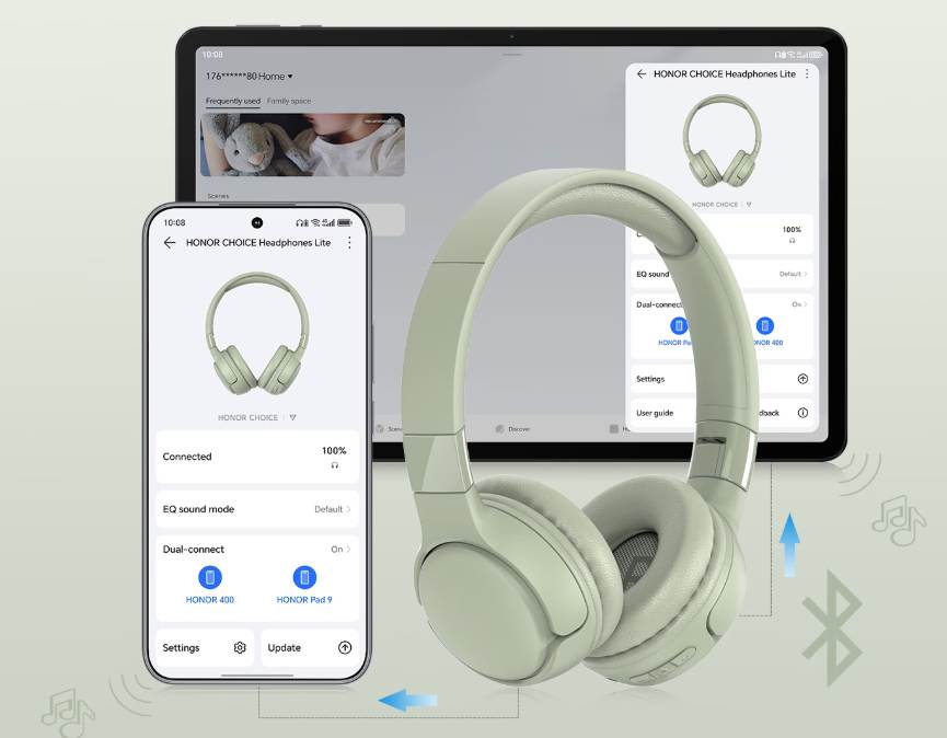 Prowanie słuchawek HONOR Headphones Lite